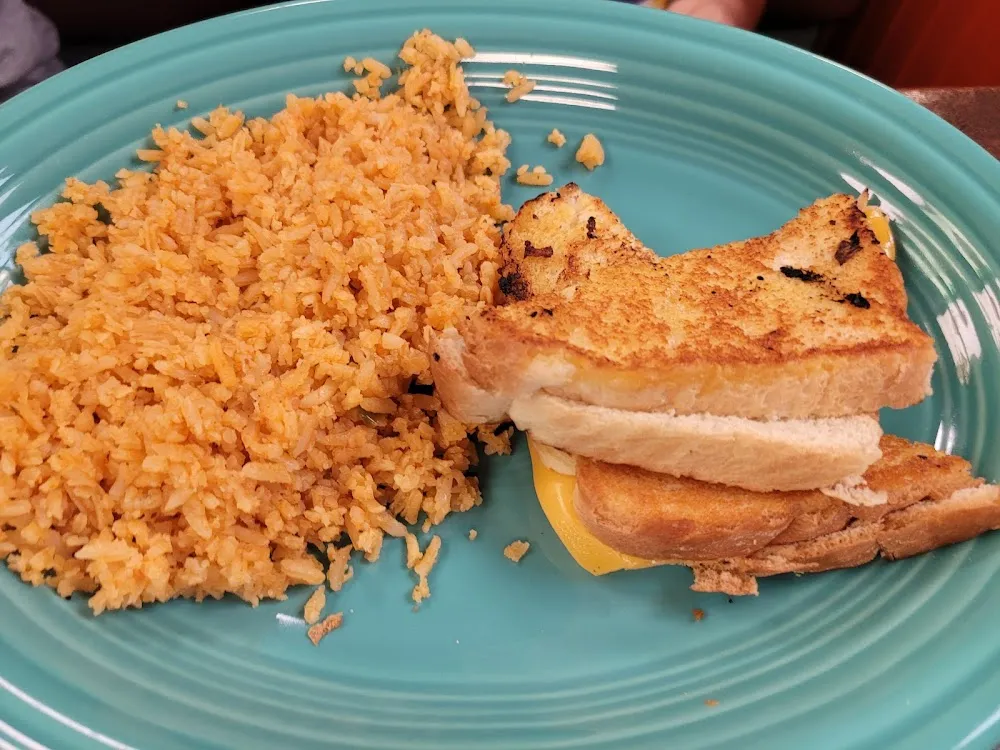 Grilled Cheese and Rice