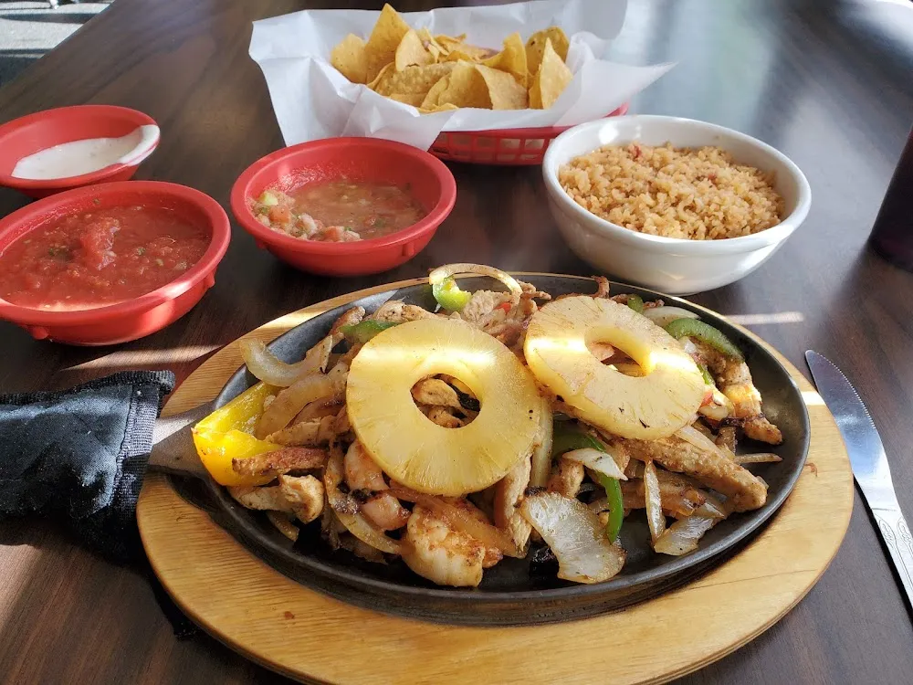 Hawaiian Fajitas Chicken Shrimp